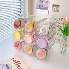 水瓶壓克力收納架, 2個, 透明