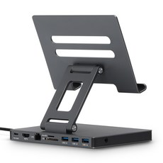 Quoka 9合1 USB-C Type多功能集線器支架 BKP-003, 槍灰色, 1個