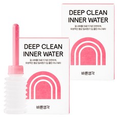 바른생각 딥 클린 이너 워터, 50ml, 2개