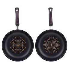 CooK&CooK Forte系列鑽石塗層平底鍋, 22cm, 2個