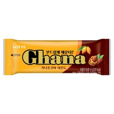 롯데 가나초코바 아몬드, 43g, 1개
