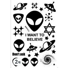 위치스네일 리얼 바디타투, WBC_013, 2개