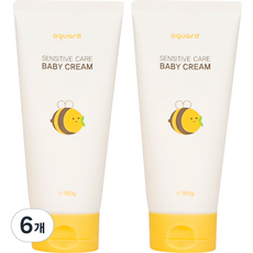 아가드 센서티브케어 아기 크림, 160g, 6개