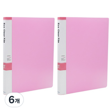 영오 인덱스 클리어파일 A3, 분홍, 6개