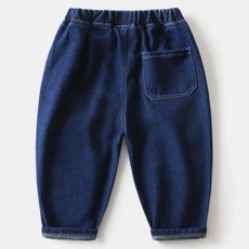 이유몽 아동용 데루피 데님 밴딩 조거 팬츠