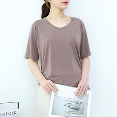 팡팡샵 찰랑브이넥 임부 반팔티셔츠