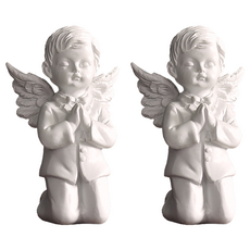 AM Life 祈禱天使男孩裝飾品, 2個