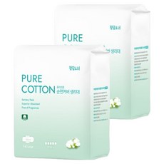 Chung-dam 棉層蝶翼型衛生棉, 大型, 14片, 2包