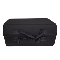 esoon PS5 SLIM 雙層收納包, EVA材質, 38 x 18 x 24cm, 黑色, 1個