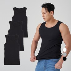 CARET 男士羅紋背心 3件組