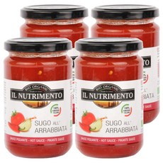 일뉴트리멘토 유기농 수고 알 소스 아라비아타, 280g, 4개