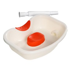 Feliz J 病患用洗髮盆, 1個, 白色