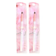 台灣 COSMOS pro user 錐形唇刷 U301, 白色, 2支