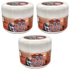 一條根 精油霜, 100ml, 台灣產, 3罐, 1入