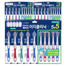 페리오 이지클리닉 초극세모 칫솔, 10개입, 3개