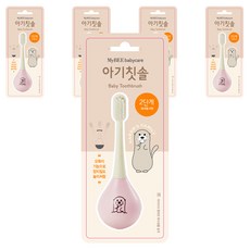 마이비 아기칫솔 2단계, 핑크, 1개입, 5개