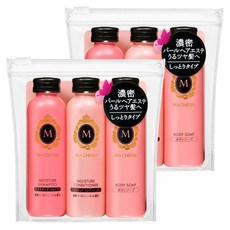 MA CHERIE 瑪宣妮 輕巧旅行組 (沐浴乳+洗髮精+潤髮乳), 濃密珍珠髮 Esthe, 滋潤保濕, 2組