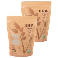파파루 간편레시피 유기농 쌀가루 백미 굵은입자 이유식 후기, 400g, 2개