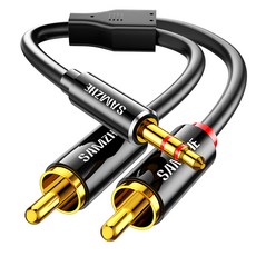 SAMZHE 3.5mm 立體聲轉 2RCA 音源線 15m, 單一商品