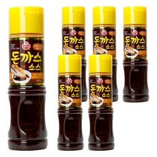 오뚜기 돈까스 소스 S, 470g, 6개