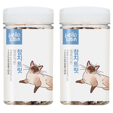 헬로키튼 고양이 트릿 동결건조 간식, 참치, 100g, 2개