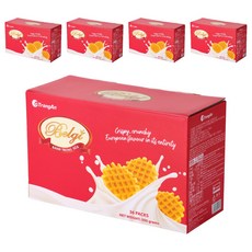 TrangAn 比利時雞蛋奶油鬆餅餅乾, 500g, 5盒