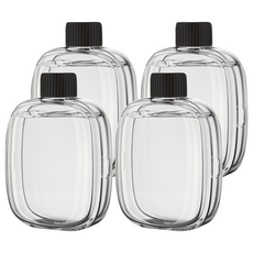 希爾頓 數顯香薰機精油補充瓶 Y414 NS_歐默香薰機補充瓶 4入 透明, 4瓶