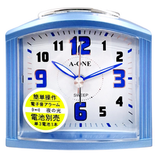 A-ONE 珍珠靜音鬧鐘 TG-0199 靜音掃描機芯 簡約設計 台灣製造, 顏色隨機