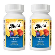 Nature's Way 然萃維 Alive男士每日一粒綜合維生素錠, 80顆, 2個