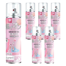 皇卡 鞋襪除臭噴霧 白桃烏龍 260ml 6瓶組, 銀離子抗菌,快速除臭,清新香氛, 1組