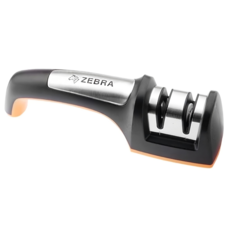ZEBRA THAILAND 斑馬牌 兩段式陶瓷磨刀器, 1個, 黑色 + 橙色