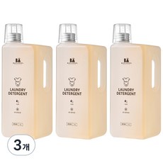 비지엔젤 초고농축 아기 세탁세제 코튼블라썸, 3개, 1L