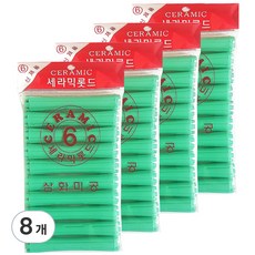 三和美工 陶瓷燙髮捲 6號 10p, 單一顏色, 8個
