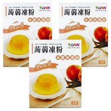 YIN FA 盈發 FUNN FUNN水蜜桃果凍粉, 80g, 3入