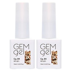 아이빛 네일아트 젬젤 컬러 젤네일, 84레드골드, 10ml, 2개