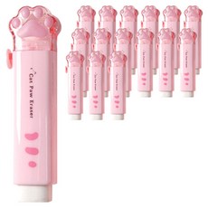 貓滑動橡皮擦, 粉色, 16個