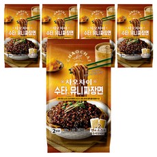 차오차이 수타식 유니짜장면 720g 2인분, 5개