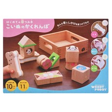 WOODY PUDDY 工具積木 日本原裝正品 天然木材 啟發寶寶無限想像力及創造力, 1組, multicolor