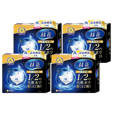 Silcot 絲花 潤澤化妝棉 1/2化妝水 高效釋放 柔軟呵護, 40片, 4盒