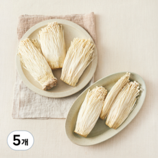 친환경 국내산 팽이버섯, 750g, 5개