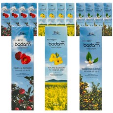 Jejubadam 護手霜 油菜花 70ml + 柑橘花 70ml + 山茶花 70ml 套組, 5個, 210ml