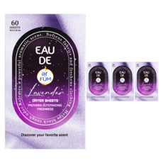 ar FUM 紡優美 Eau De 乾衣紙 衣物柔軟精 薰衣草 正品, 4個, 60入