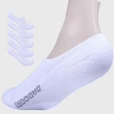 Dadoori 女性用雙層氣墊運動隱形襪 5雙