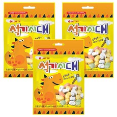 롯데웰푸드 석기시대 초콜릿, 90g, 3개