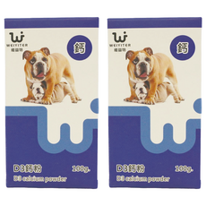 WEIYITER 維益特 犬用 D3鈣粉 100g, 2盒