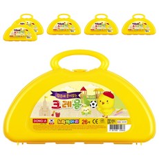 DONG-A 黃色小雞蠟筆, 26色, 6個