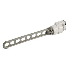 FANCY LIFE 室內門窗晾衣架 33.5 x 5cm 撞色灰