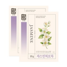 NOKCHAWON 綠茶園 茉莉花草茶, 20入, 2個, 1g