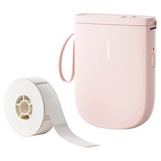 NIIMBOT 標籤機 附標籤紙 D11 H, 珊瑚粉, 1組