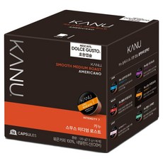 KANU 溫醇中焙黑咖啡膠囊, 16顆, 7.5g, 1盒